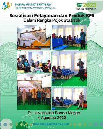 Sosialisasi Pelayanan dan Produk BPS Dalam Rangka Pojok Statistik