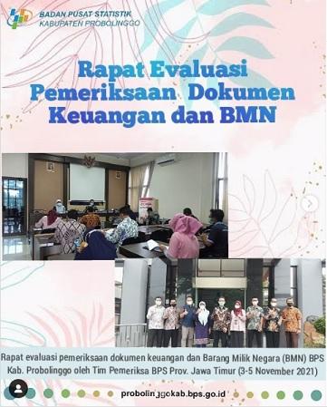 Rapat evaluasi pemeriksaan dokumen keuangan dan Barang Milik Negara (BMN)