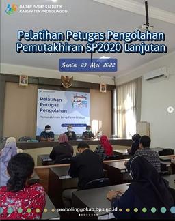 Pelatihan Petugas Pengolahan Pemutakhiran SP2020 Lanjutan