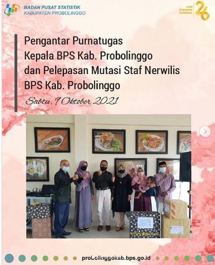  Introduction to Retirement Head of BPS Kab. Probolinggo and the Release of Nerwilis Staff Mutations