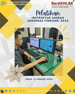 Pelatihan Instruktur Daerah SAKERNAS Februari 2024