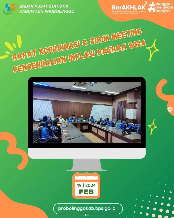 Rapat Koordinasi dan Zoom Meeting Inflasi Daerah 2024