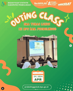 Outing Class SMA Tunas Luhur ke BPS Kab. Probolinggo