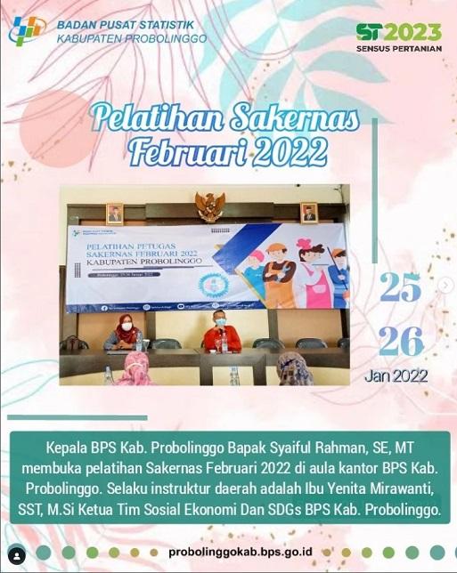 Pelatihan Sakernas Februari 2022