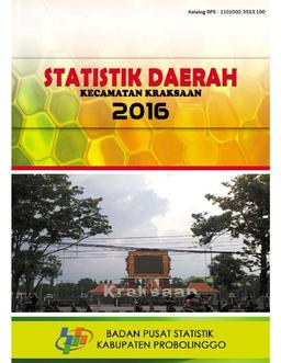 Statistik Daerah Kecamatan Kraksaan 2016