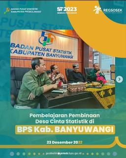 Studi Banding Pembinaan Desa Cinta Statistik di BPS Kab. Banyuwangi