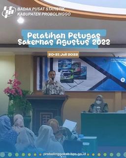 Pelaksanaan Pelatihan Petugas Sakernas Agustus 2022