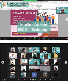 Sakernas Training August 2021 BPS Probolinggo Regency