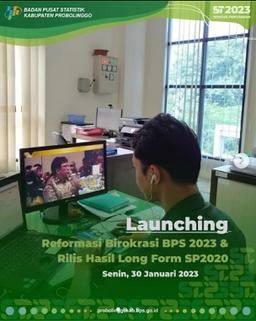 Launching Reformasi Birokrasi BPS 2023 & Rilis Hasil Long Form SP 2020