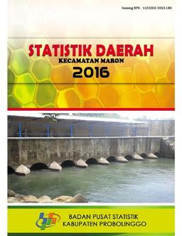 Statistik Daerah Kecamatan Maron 2016