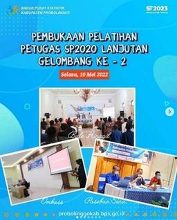 Pembukaan Pelatihan Petugas SP2020 Lanjutan Gelombang ke 2