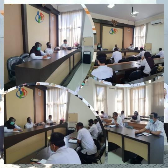 Rapat Evaluasi dan Perencanaan kegiatan statistik bulan Juli 2020