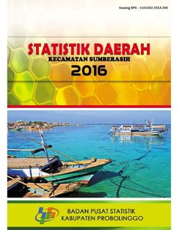 Sumberasih Subdistrict Regional Statistics 2016