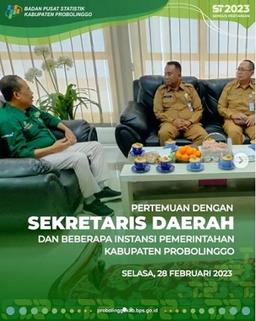 Pertemuan Sekretaris Daerah Dan Beberapa Instansi Pemerintah Kabupaten Probolinggo