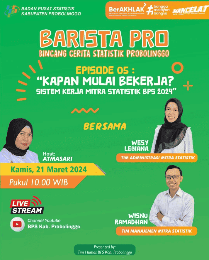 BARISTA PRO Bincang Cerita Statistik Probolinggo