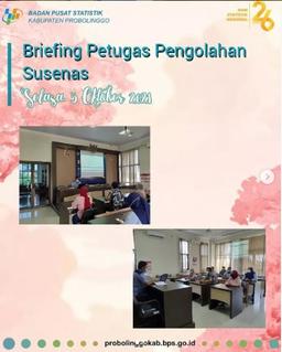 Briefing Petugas Pengolahan Susenas Semester II 2021