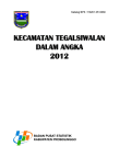 Kecamatan Tegalsiwalan Dalam Angka 2012