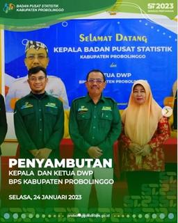 Penyambutan Kepala dan Ketua DWP BPS Kabupaten Probolinggo