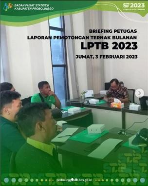 Briefing Petugas Laporan Pemotongan Ternak Bulanan 2023