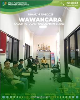 Wawancara Calon Petugas Pengolahan ST2023