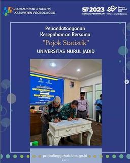 signing a Memorandum of Understanding with the "Statistics Corner" at Nurul Jadid University