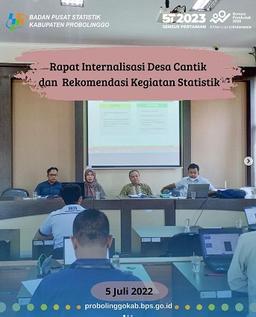 Rapat Internalisasi Desa Cantik dan Rekomendasi Kegiatan Statistik