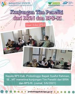 Kunjungan Tim Peneliti dari BRIN dan BPS RI